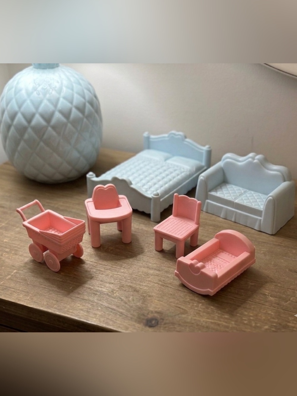 VINTAGE 1991 Playskool Loving Family Dollhouse Furniture